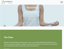 Tablet Screenshot of mindspaceclinic.com